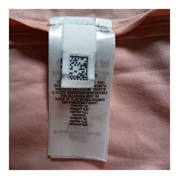 Ted Baker Jesieh Striped Bell Sleeve Cotton Top Pink Women's 4/US 10 - Picture 6 of 7